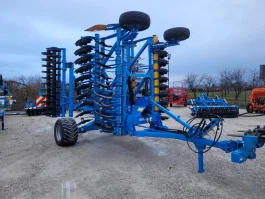 Od ręki Rolland BH-5.0 Brona talerzowa z wózkiem wał tandem ceownikown