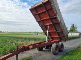 Przyczepa wywrotka tandem 8t wysokiego skladowania