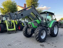 DEUTZ-FAHR AGROTRON K90 + QUICKE Q55 / Przednia oś amortyzowana /