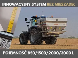 Rozsiewacz nawozów z podwójnym dyskiem EUROSPAND Jolly - bez mieszadeł