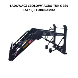 ŁADOWACZ tur euroramka C 330 3 sekcje hydrauliki nowy siłowniki dwustronne C-330