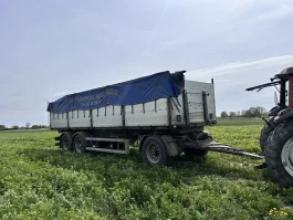 Przyczepa rolnicza trzy osiowa wywrotka