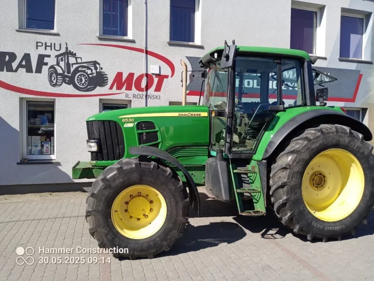 JOHN DEERE 6530 świeżo sprowadzony