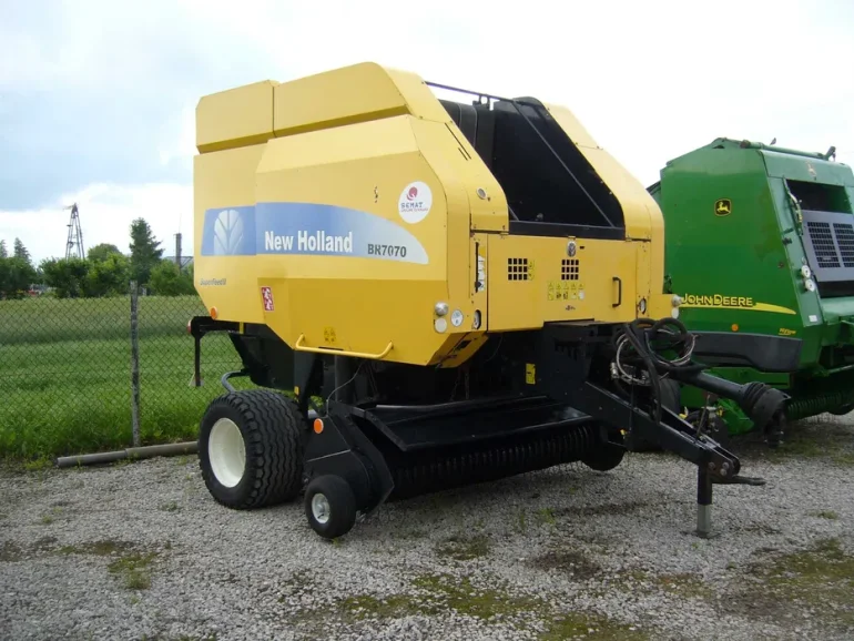 Prasa New Holland BR 7070 rotor-siatka