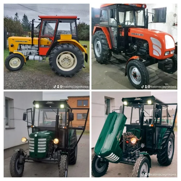 Kabina ursus ciągnik traktor rolniczy C-330 C-360 maska błotnik