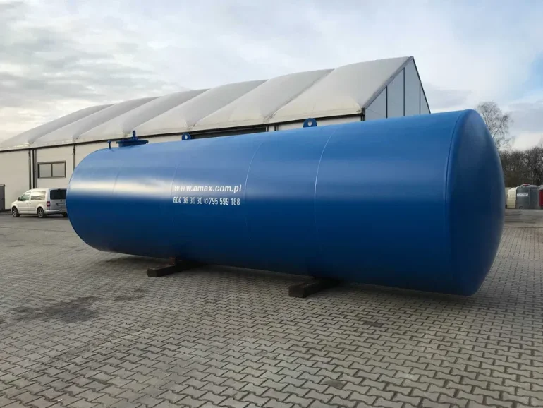 Zbiornik stalowy 40m3- 40 000l- 40000l - dwupłaszczowy na paliwo ON