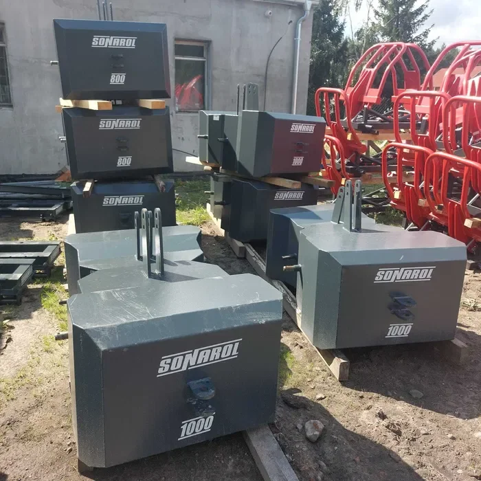obciążniki na TUZ 300 kg , 600 kg, 800 kg, 1000 kg , 1200 kg odważnik