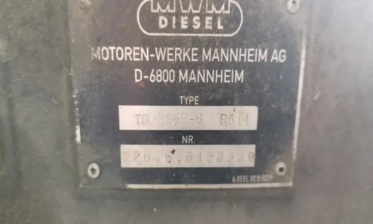 Blok silnika mwm typ D226B-6 R614 Renault 155.54