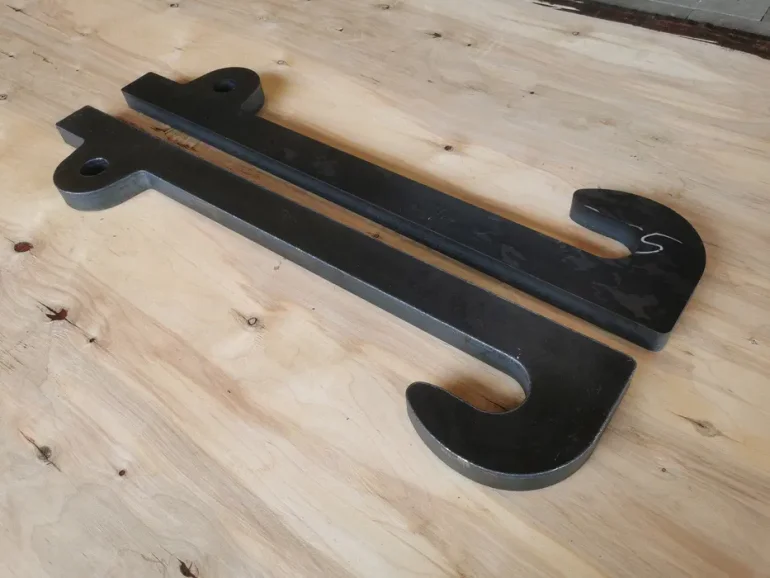 Haki ładowarka JCB 30mm grubości, zaczep łyżka adapter przejściówka
