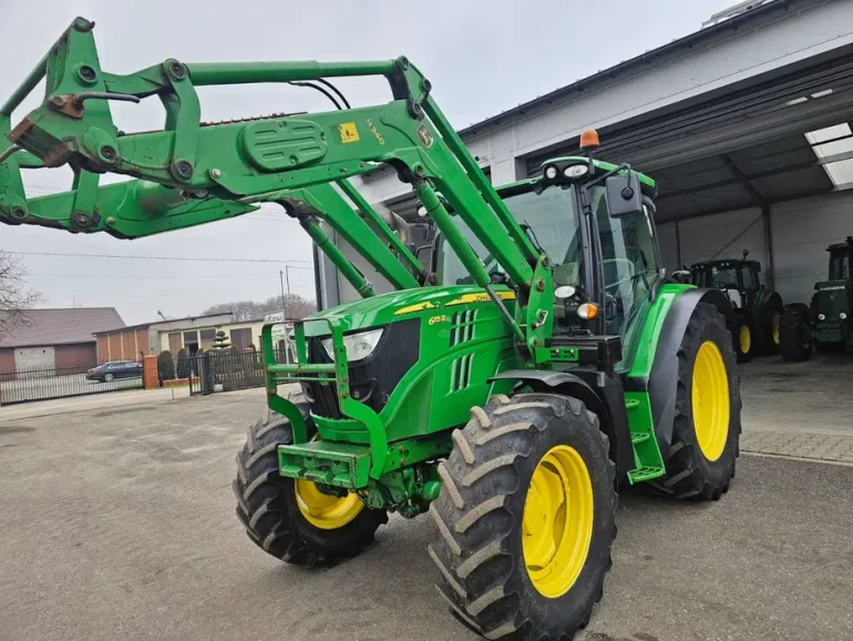 John Deere 6115R + ładowacz JD H340 - rok 2013 TLS , Super STAN !!!