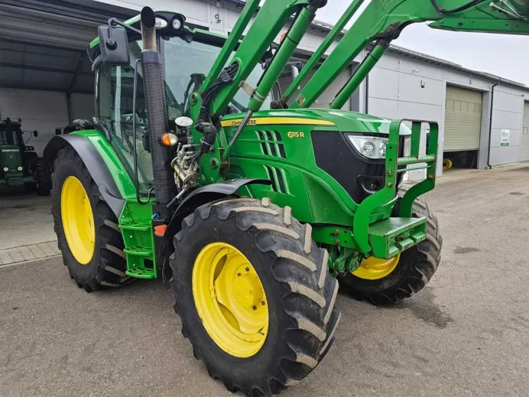 John Deere 6115R + ładowacz JD H340 - rok 2013 TLS , Super STAN !!!