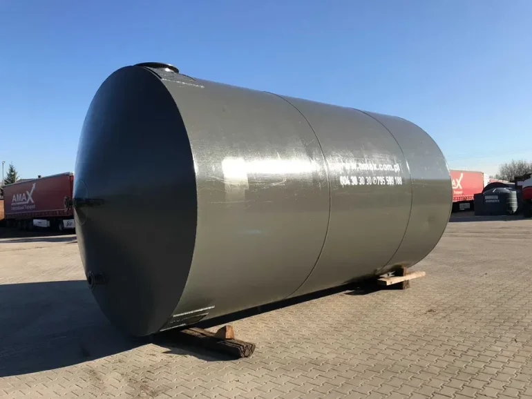Zbiornik stalowy z epoksydem 50m3-50000l-50 000l - RSM ścieki chemia
