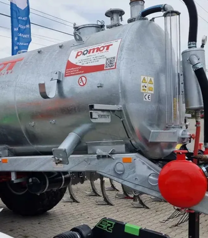 Wóz asenizacyjny POMOT 10000l Nowy T546/A Premium beczka 8 beczkowóz