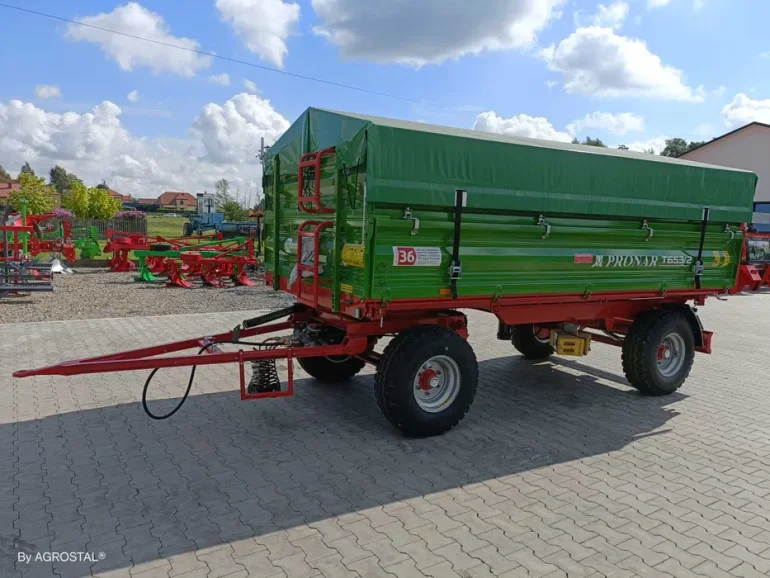Przyczepa 2osiowa T653/2 6 ton Pronar od ręki plandeka GRATIS AGROSTAL