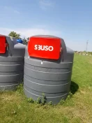 Zbiornik SIBUSO 2500 litrów, dwupłaszczowy.