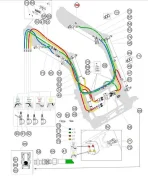 Zestaw tulei ładowacza MAILLEUX, MX Seria A100 A104 / A106 / A110