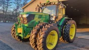 Wąskie koła john deere 6r z bliźniakami (16.9 r46)