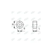 Tulejka redukcyjna bijaka z 20 mm na 14,5 mm szerokość 18 mm