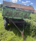 Przyczepa rolnicza D35 piławka wywrotka sztywna