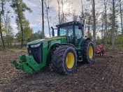 Wynajem ciągnika rolniczego John Deere 150-400KM WOM, TUZ i inne