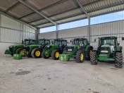Wynajem ciągnika rolniczego John Deere 150-400KM WOM, TUZ i inne