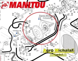 Zestaw naprawczy sprzęgła hydrostat Manitou MLT 625H , MT-X625